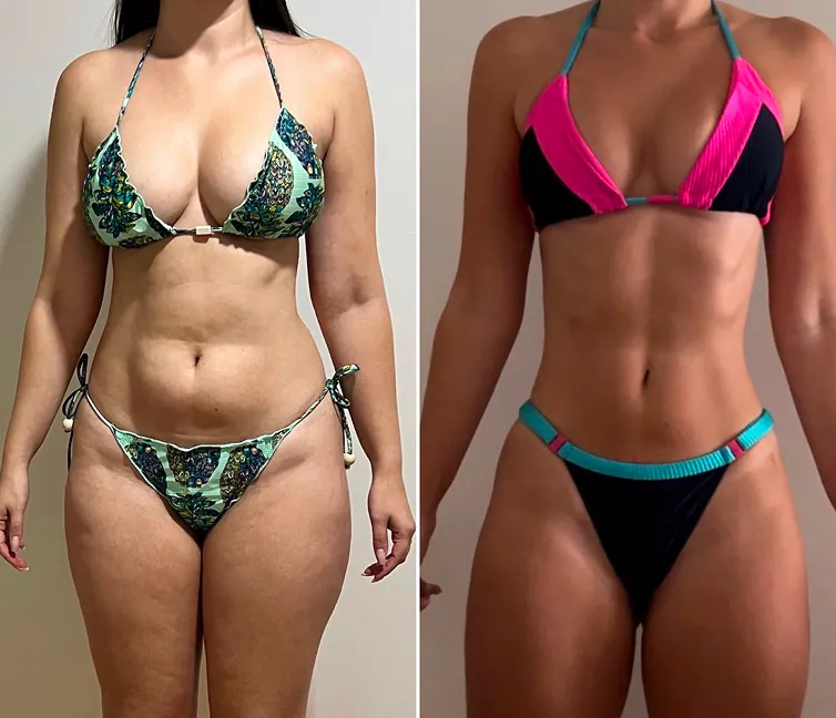 Antes e depois de aluno do protocolo