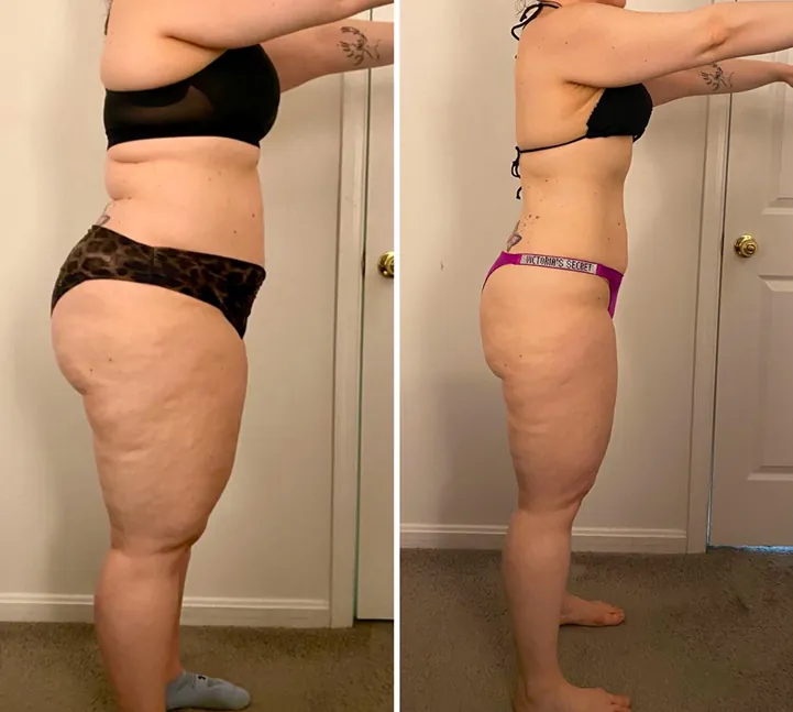 Antes e depois de aluno do protocolo
