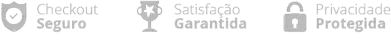 Checkout seguro, satisfação garantida e privacidade protegida